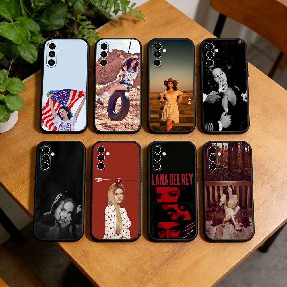Чехол для телефона L-Lana Del R-Rey Черный Силиконовый Мягкий Для Samsung Galaxy A73,A72,A71,A70,A53,A52,A51