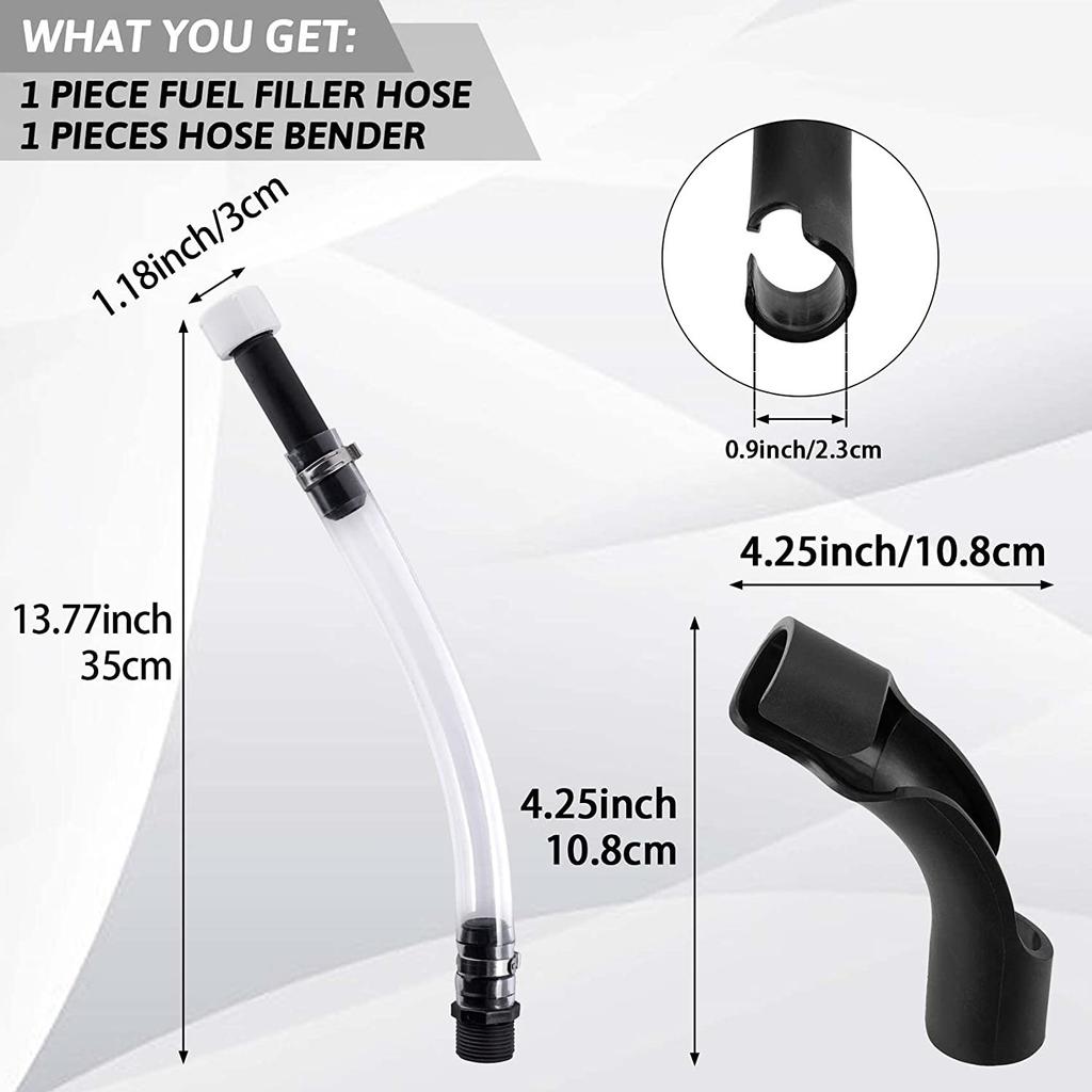 Горячий топливный бак на 5 галлонов, газовая канистра VP Racing Fuel, роскошная крышка, заливной шланг, 14-дюймовый комплект шлангов RS-occ060 Occ055