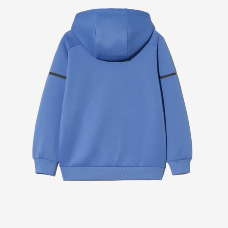 [fila Kids] Толстовка с капюшоном из бумажной подушки Pf на молнии Fk2ftg3301m Lbu q0zFk2ftg3301mLbu