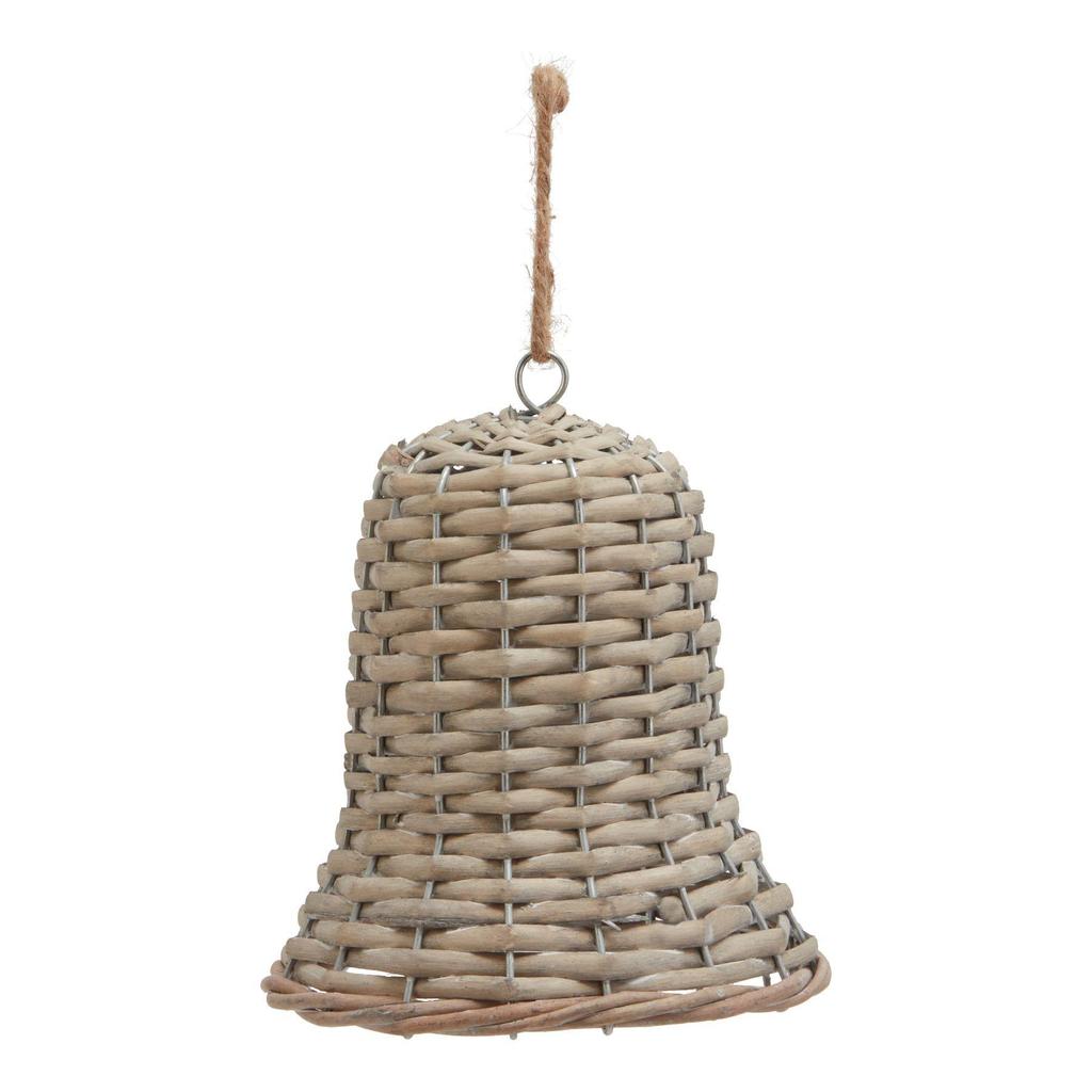 Hill Interiors The Noel Collection Wicker Bell Christmas Decoration