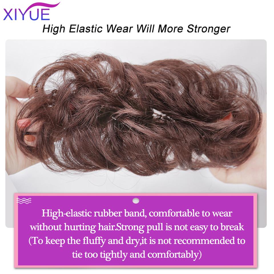 2 шт., грязный пучок для волос, заколка для наращивания волос, вьющиеся волосы, пончик, искусственные волосы, шиньон, синтетические волосы, грязный шиньон для женщин, свадьба