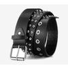Roc Casual Vintage Pin Buckle Waistband Rivet Waist Band Gothic Leather Belt Ladies Dress Strap