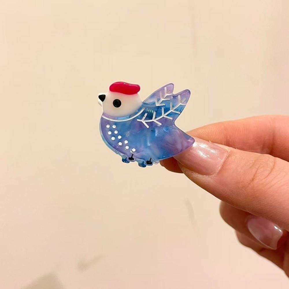 Mini Size Bird Hair Claw Acetate Women's Hairpin Cute Hair Clip
