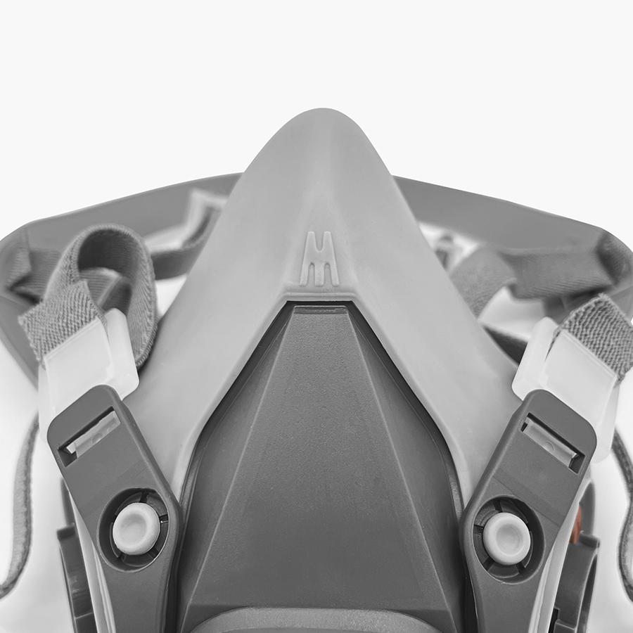 Полумаска 6200, промышленный противогаз, распыление краски, подходит для фильтров серии 2091/6001, резиновый респиратор, пылезащитная маска, корпус