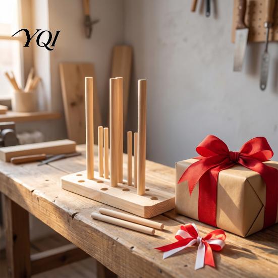 Gift Packaging Supplies Bow Maker for Ribbon, Wooden Wreath Tool, Multipurpose Bowknot Craft Workshop Equipment Packing Party Decorations Hair