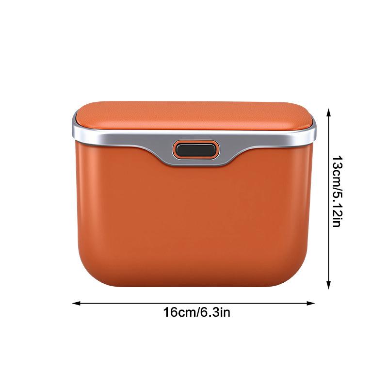 Multifunctional Car Trash Can Hangable Storage Solution Ideal for a Clean and Clutter-free Car Interior