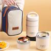 Stainless Steel Vacuum Thermal Lunch Box Insulated Lunch Bag Food Warmer Soup Cup Thermos Container Bento Lunch Box for Children