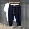 Men's Trendy Slim Fit Straight-Leg Jeans for Spring & Autumn
