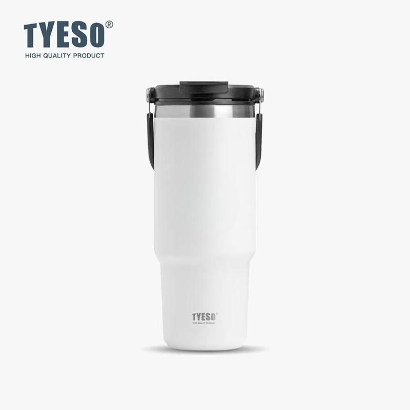Tyeso 1200 мл Термосы из нержавеющей стали Кофейная кружка для горячих и холодных напитков Двухслойная термоизоляция Большая емкость Стакан для холодной воды