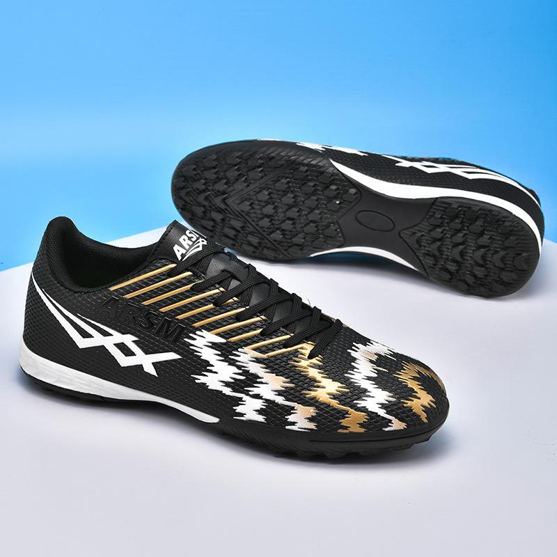 Новая внешнеторговая уличная спортивная футбольная обувь с низким верхом мужская и женская студенческая обувь для тренировок на искусственной траве с шипами