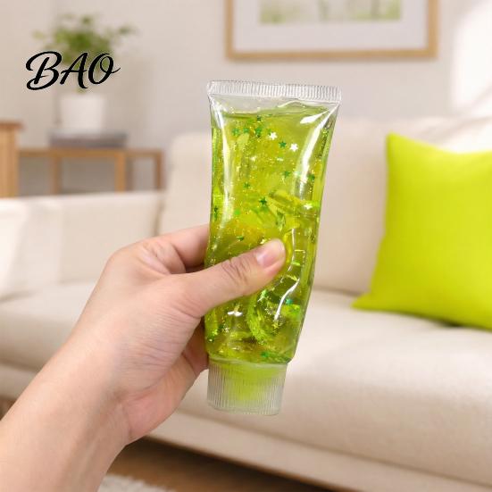 Stress Relief Gadget Toothpaste Tube Toy, Slow Rising Clear Squeeze Anti-stress Toy Anxiety Reduction Hand Exercise Relaxation for Home Office