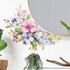 Акварельный цветок Зеленое растение Лист Наклейка на стену Самоклеящаяся для спальни Гостиной Кабинета Фоновая стена Украшение