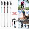 5-секционные складные треккинговые палки для кемпинга, портативные прогулочные палки, сверхлегкие скандинавские походные палки