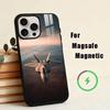 Fighter aircraft  Phone Case For iPhone17,16,15,14,13,12,11 Plus,Pro Magnetic For Magsafe Wireless Charging