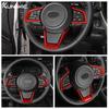 ABS Carbon Style For Subaru Crosstrek Impreza 2018 2019 2020 2025 2025 2025 2025 Car Steering Wheel Sticker Interior Accessories
