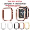 Чехол для Apple S10 Watch: Совместимо с Apple Watch 8/7, Гальванизированная Рамка, Полузакрытый Защитный Чехол