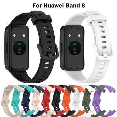 Ремешок для Huawei Band 8 Браслет Спорт Мягкий силиконовый ремешок для часов для Huawei Band8 Сменный Correa Аксессуары для умных часов