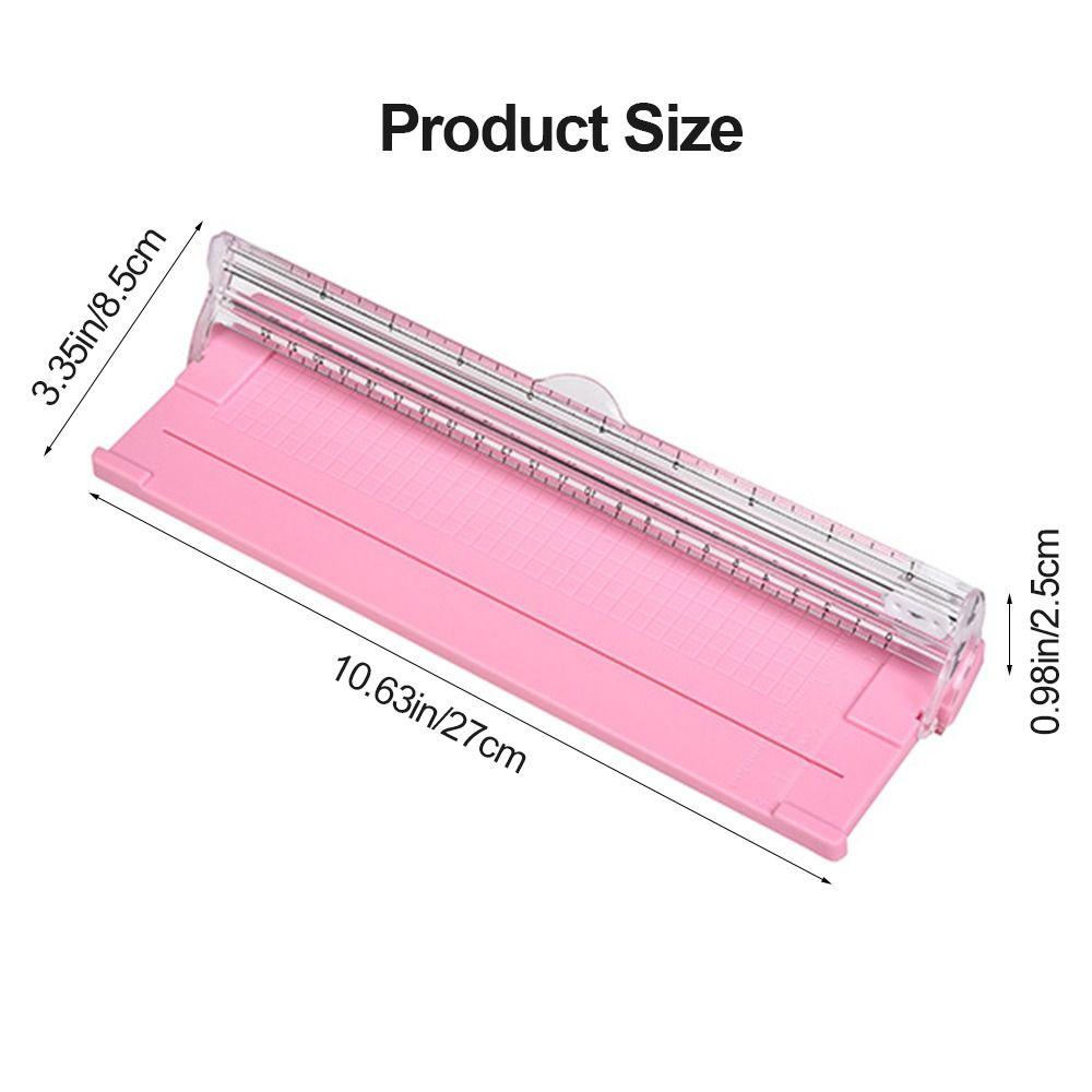 1Pcs Plastic Paper Trimmer A4 Paper Cutting Machine Durable Paper Slide Cutter Home Crafts Tool