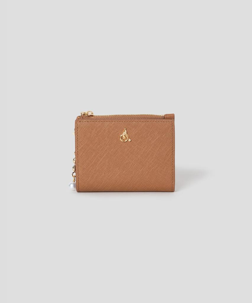 Аксессуар Beanpole Складной кошелек Lucy на молнии - Кирпичный