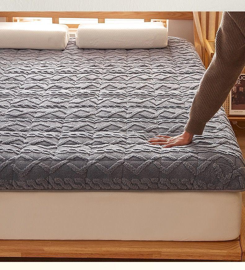 Матрас из овечьей шерсти, домашний мягкий матрас, наматрасник для спальни, зимний утолщенный теплый матрас из молочного флиса