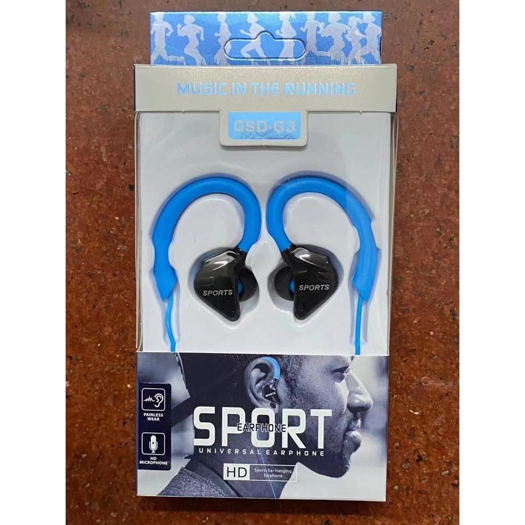 G3 IPX5 водонепроницаемые спортивные наушники с памятью провода микрофон 3,5 мм внутриканальные наушники для бега заушные музыкальные наушники мобильные стерео басы