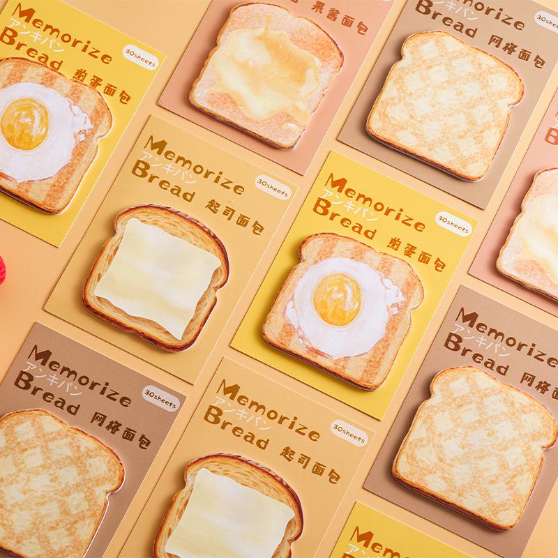 Creative Memory Bread Series Post-it Notes: High-End Ins Style Memo Pads & High-Value Sticky Notes