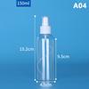 Travel Transparent Refillable Bottles Clear Plastic Perfume Atomizer Small Sprayer Bottle 10/50 /100/150/200/250/300/500Ml