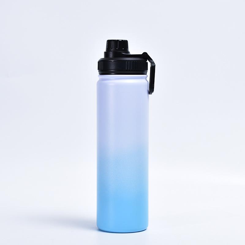 Gradual Spray Painting Sports Cup 304 Stainless Steel Super-capacity Space Pot Insulation Portable Cup