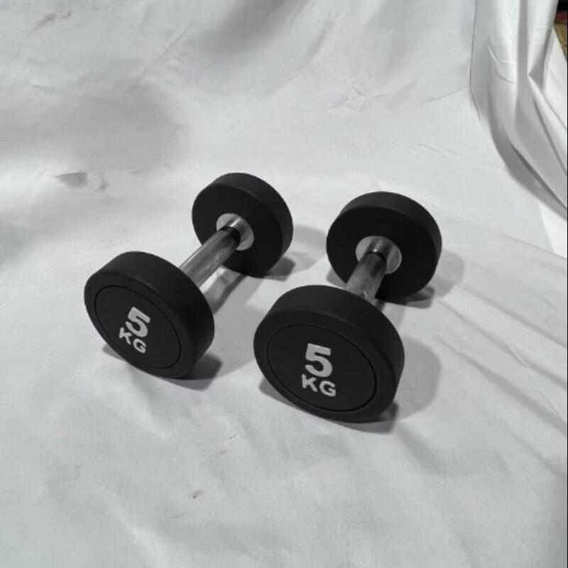 Round Head Rubber Coated Dumbbell