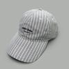 Spring And Summer Small Fresh Striped Letter Embroidered Baseball Cap Men'S And Women'S Sunshade Simple Travel Cap