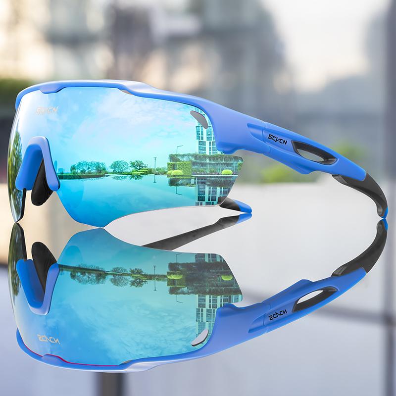 SCVCN Велосипедные солнцезащитные очки Мужские и женские очки для горного велосипеда UV400 Поляризованные защитные очки для рыбалки Фотохромные велосипедные очки
