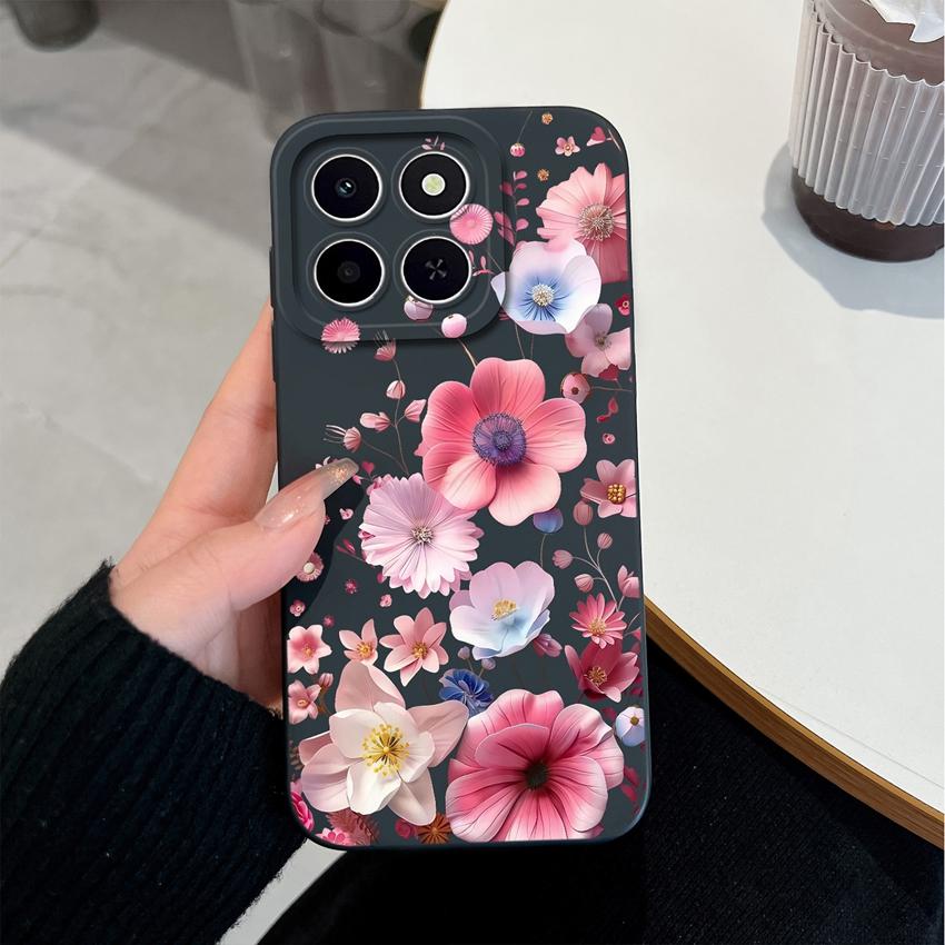 Чехол для телефона Honor X6c X6d X5a X5c X6a X7a X8d X9d X8c X7 X8 X6 Красивые Цветочные Узоры Легкий Мягкий Силиконовый Чехол Для Honor Защитный Корпус