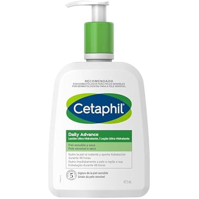 Lotion - CETAPHIL - Daily Advance - 473 ml - Hypoallergénique - Peaux Sensibles