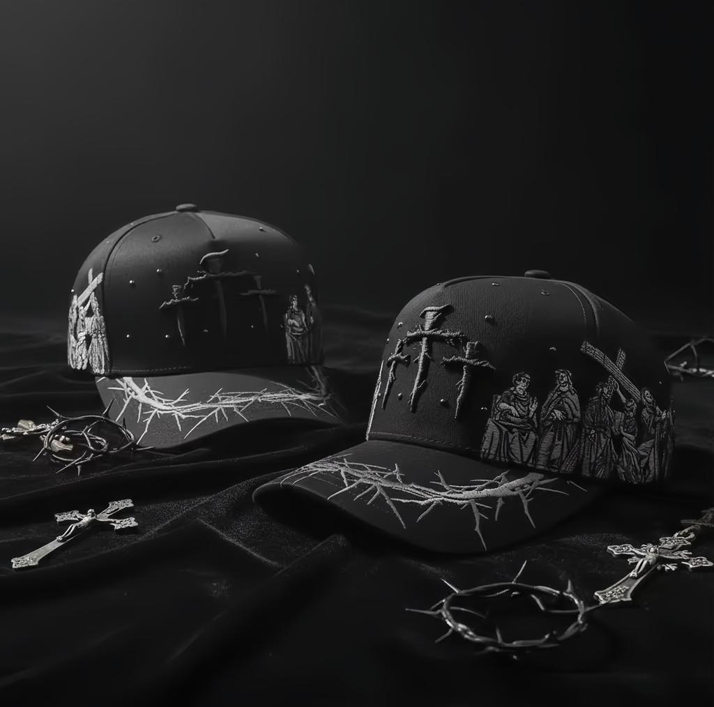High Quality 5-Panel Curved Brim Baseball Cap with Rhinestone Embellishments Terry Fabric Dobby Style-Sporty Unisex Adult Hat