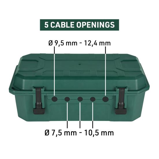 Уличная электрическая коробка с защитным кожухом Большая емкость IP54 Водонепроницаемая широкая совместимость