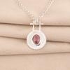 Natural Black Rhodonite Gemstone 925 Solid Silver Jewelry Handmade Pendant 1.4" PP-57-28