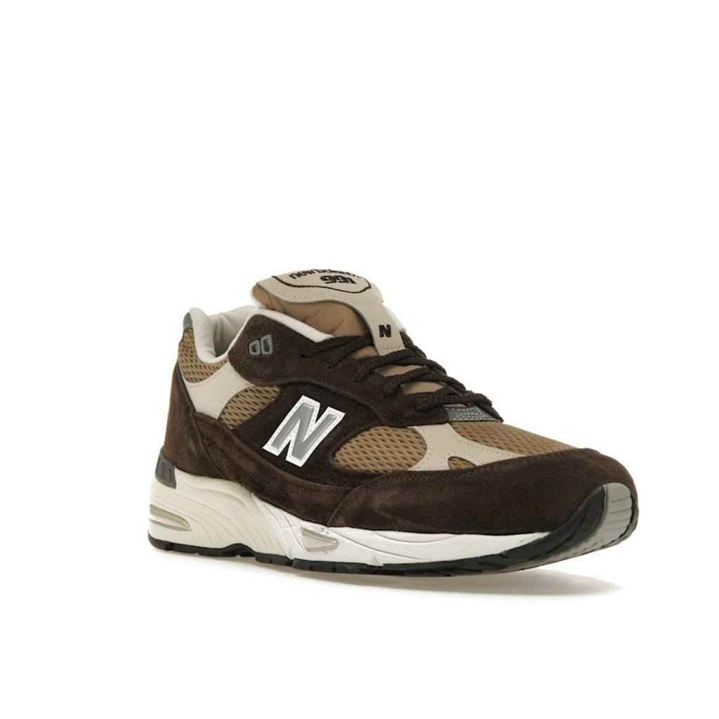 New Balance 991 Made In England Finale Pack - Delicioso Men Sneakers Brown Silver-Mink Oyster-Grey M991BGC