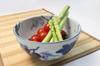 Castle Enterprise Kyoto Obanzaiyasan Series Indigo-Dyed Grape Lightweight Bowls (Large) - Set of 6, Size: 15.8cm Diameter x 8.3cm Thick