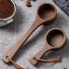 2 шт. набор из грецкого ореха деревянная мерная ложка кофейный порошок ложка сахар соль специи ложки чайная ложка для кухни