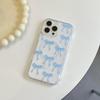For iPhone 16 Pro Case Compatible with MagSafe Bowknot Pattern PC+TPU Phone Back Cover