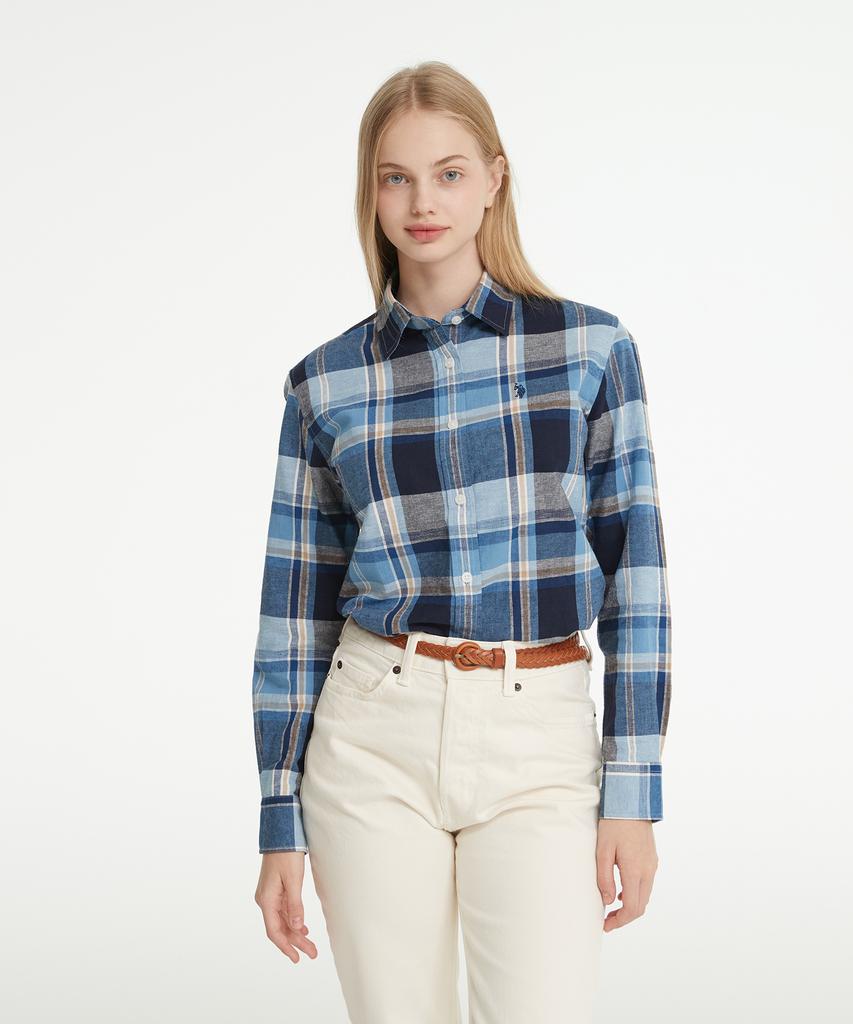 USPOLOASSN Cotton Classic Shirt_Navy Check