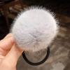 Pompom Hair Ties Hairband Plush Plush Hair Rope Ponytail Holder Pompom Rubber Band Hair Accessories