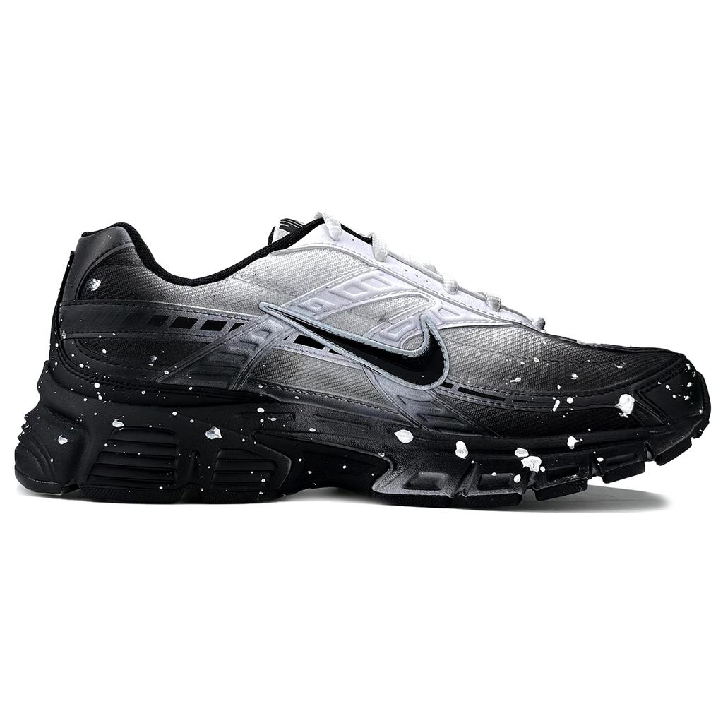 Nike Initiator Abrasion Resistant Low top Running Shoes Men's Black White 394055-100(Team1053-LD)