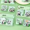 Cartoon Panda Sticky Note Paper 60Sheets Adheive Notes Pocket Notes Memo Pad Small Notepads for Writing Journaling