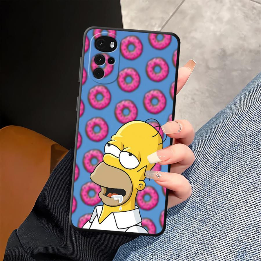Чехол для телефона S-simpsons Donut для Moto S30 Pro Edge 20 30 X30 Pro