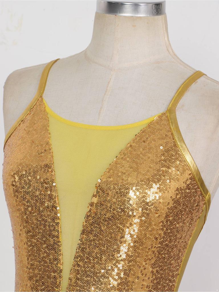 Женский купальник с блестками и бахромой для танцев, купальник для латинских джазовых танцев, боди, танцевальная одежда, костюм