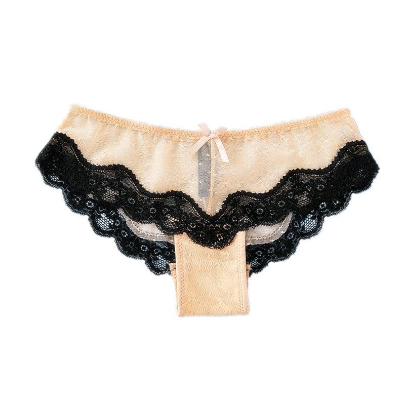 RTS New Design Lace Sweet Women Panties Cotton Crotch Lady Panties Seamless Thongs Sexy Briefs Breathable Lovely Women Underwear