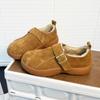 Ретро женские зимние новая мода универсальные матовые мягкие подошвы ленивые туфли флисовые утолщенные туфли-хлебушки