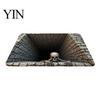 Non Slip Floor Mats for Entryway 3D Illusion Entrance Rug, Absorbent Non-Slip Mat, Realistic Animal Diatom Mud Bathroom Rugs Spooky Skeleton Door Mat