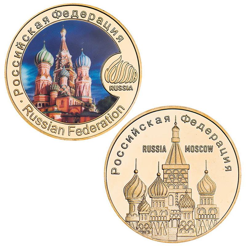 Архитектуры Золотая Фольга Памятные Медальоны Известные Достопримечательности В Монете Сувенир Подарок Для Коллекции